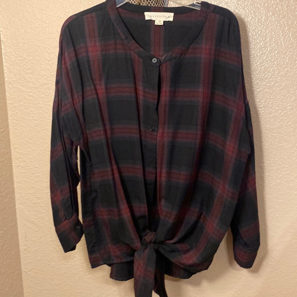 Love stitch flannel